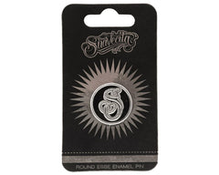 Round Suavecita Esse Enamel Pin - Silver