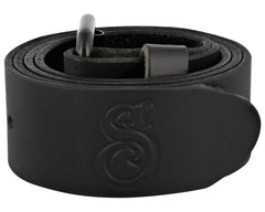 OG Script Leather Belt - Black