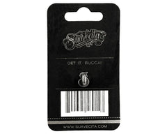 Round Suavecita OG Logo Enamel Pin - Silver