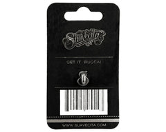 Round Suavecita Esse Enamel Pin - Silver