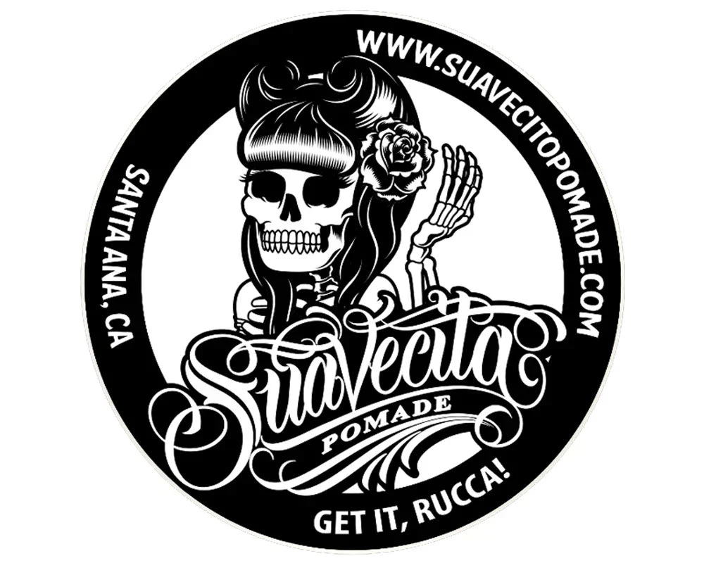 Suavecita Black and White Tin Sign