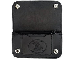 OG Script Chained Biker Wallet - Black