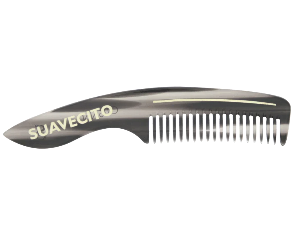 Deluxe Handle Beard Comb - Black
